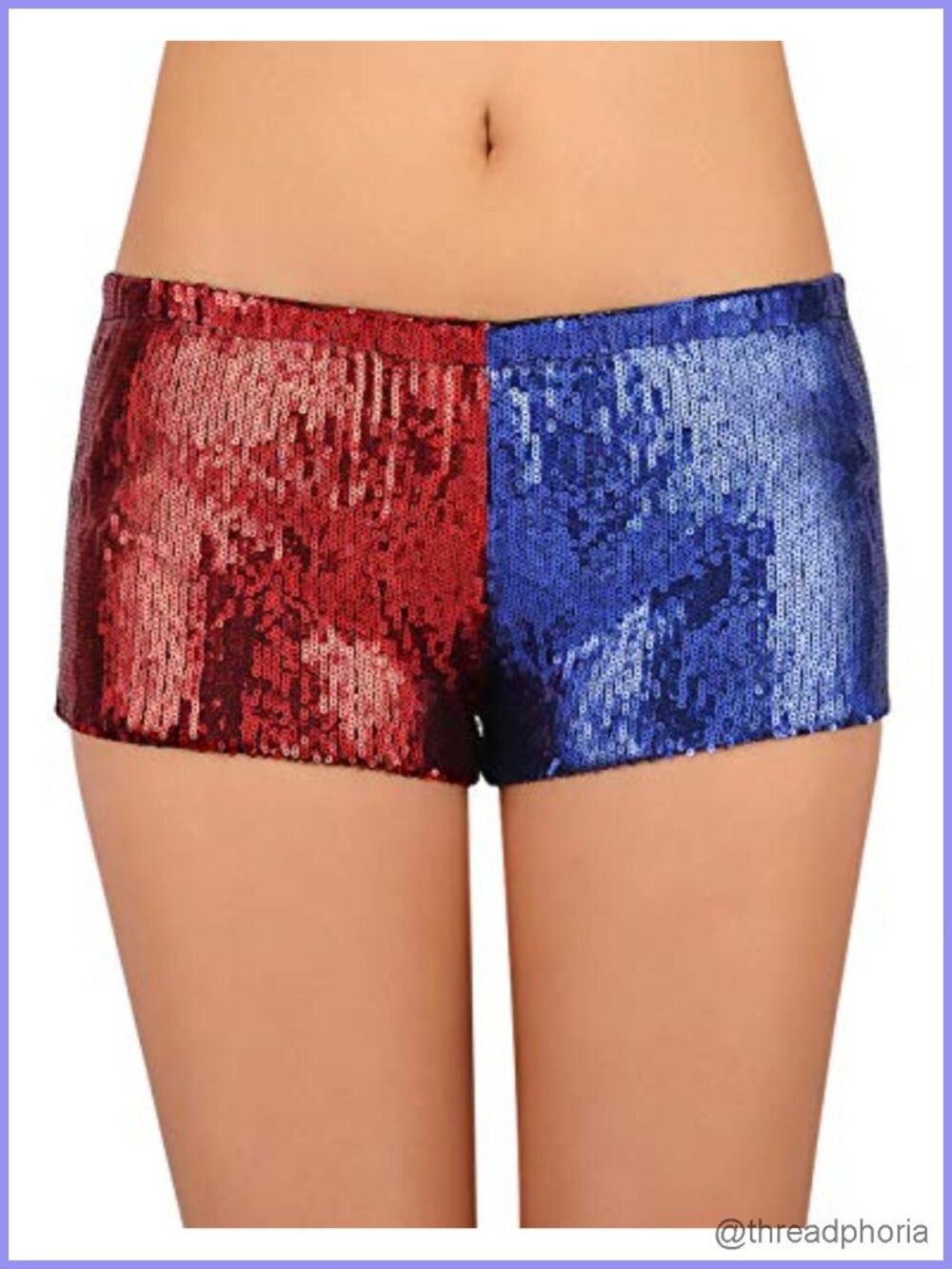 Metallic Sequin Shorts Stretchy Fitted Club Rave Costume Cosplay Party